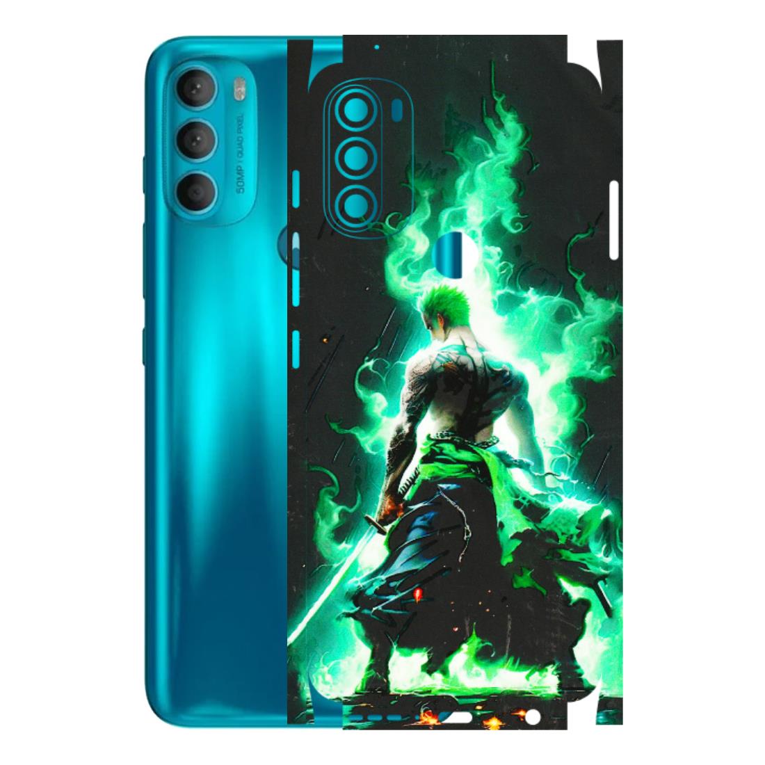 Motorola Phone Skins (All Models) - Zoro Sword - 3D Embossed Finish (L-241) Motorola Moto G71 (5G)
