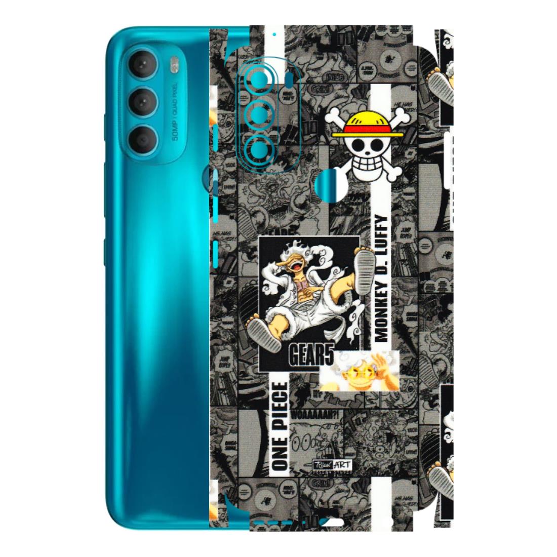 Motorola Phone Skins (All Models) - Cuffy Anime MonkeyCamic - 3D Embossed Finish (L-242) Motorola Moto G71 (5G)