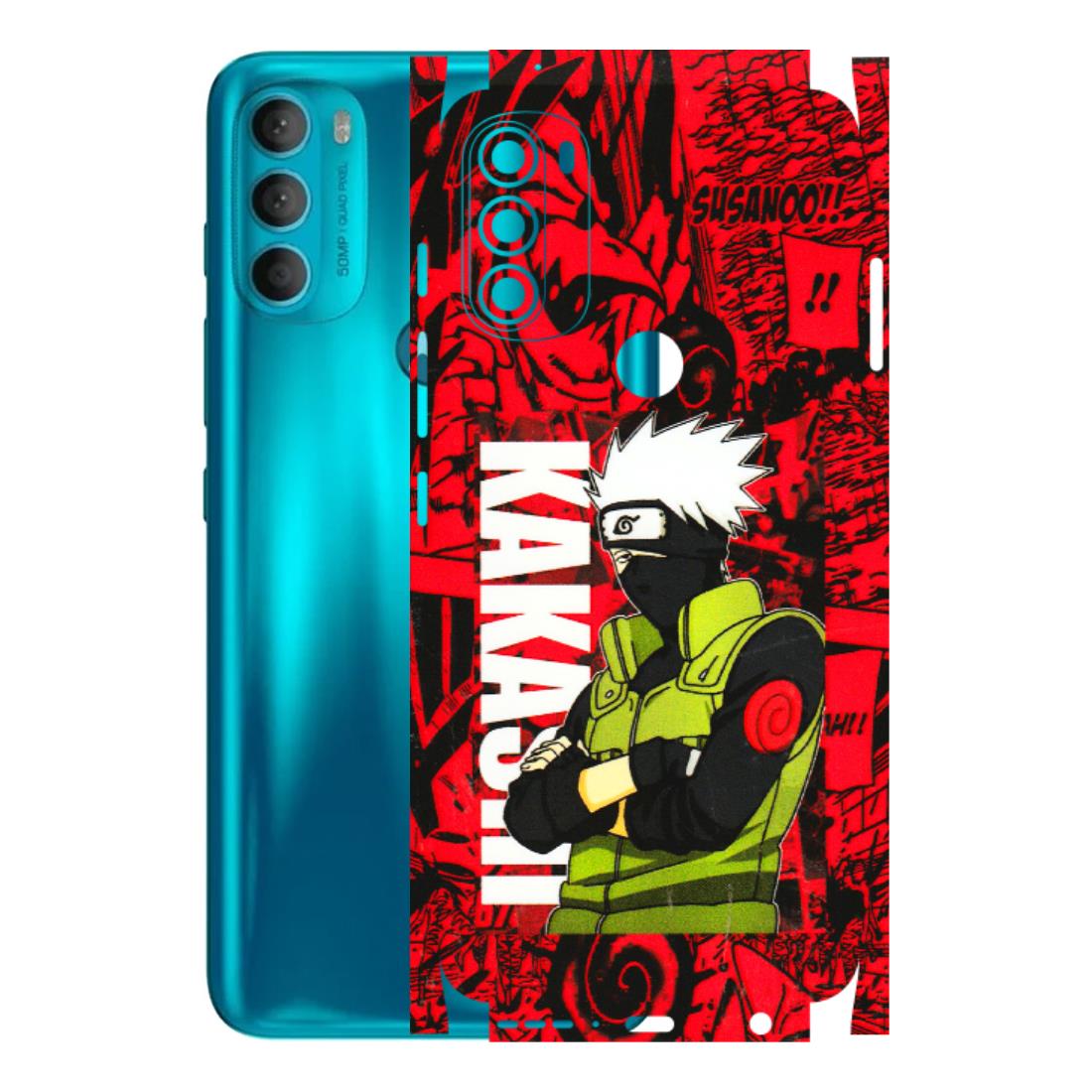 Motorola Phone Skins (All Models) - Kakashi Red Anime - 3D Embossed Finish (L-251) Motorola Moto G71 (5G)