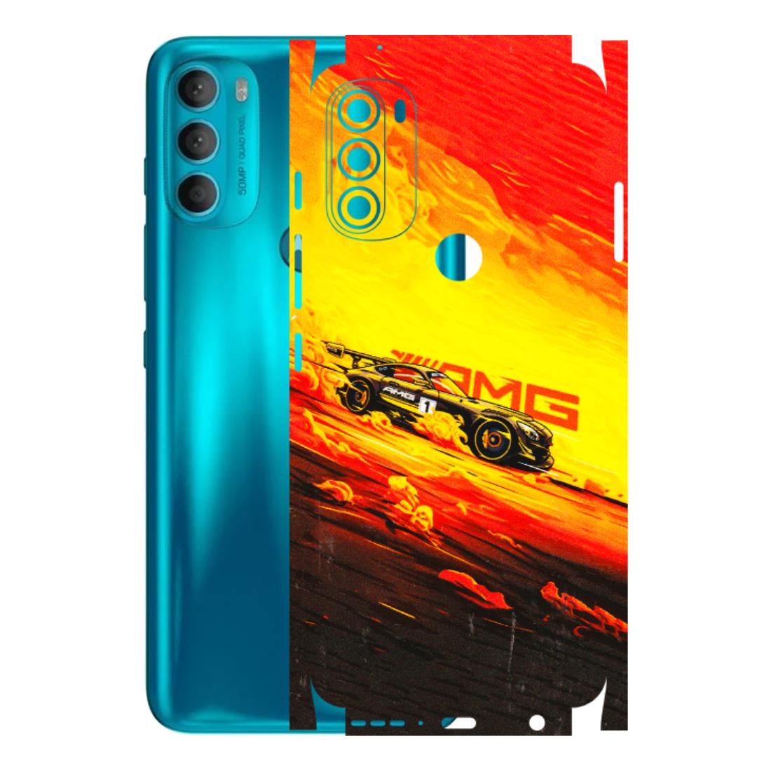 Motorola Phone Skins (All Models) - AMG Car Speed Cover - 3D Embossed Finish (L-256) Motorola Moto G71 (5G)
