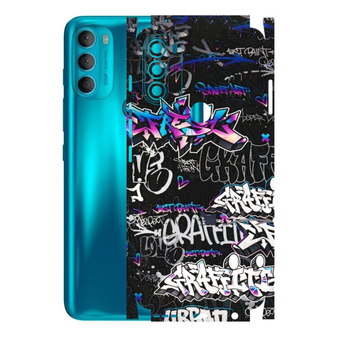 Motorola Phone Skins (All Models) - Graffiti Killer - 3D Embossed Finish (L-274) Motorola Moto G71 (5G)