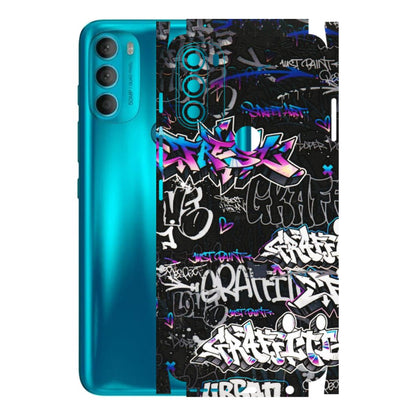 Motorola Phone Skins (All Models) - Graffiti Killer - 3D Embossed Finish (L-274) Motorola Moto G71 (5G)