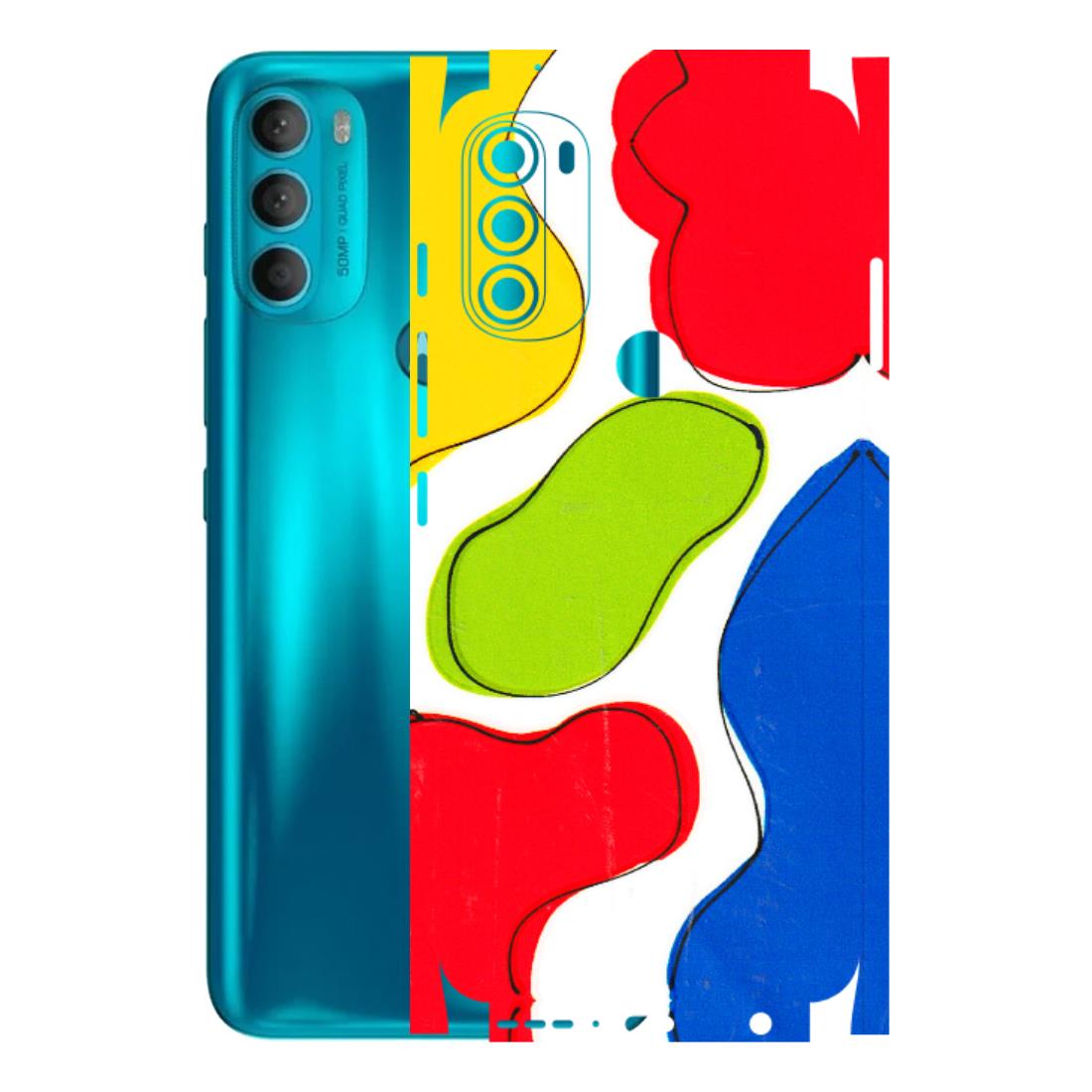 Motorola Phone Skins (All Models) - RGB Colour Paint - 3D Embossed Finish (L-284) Motorola Moto G71 (5G)