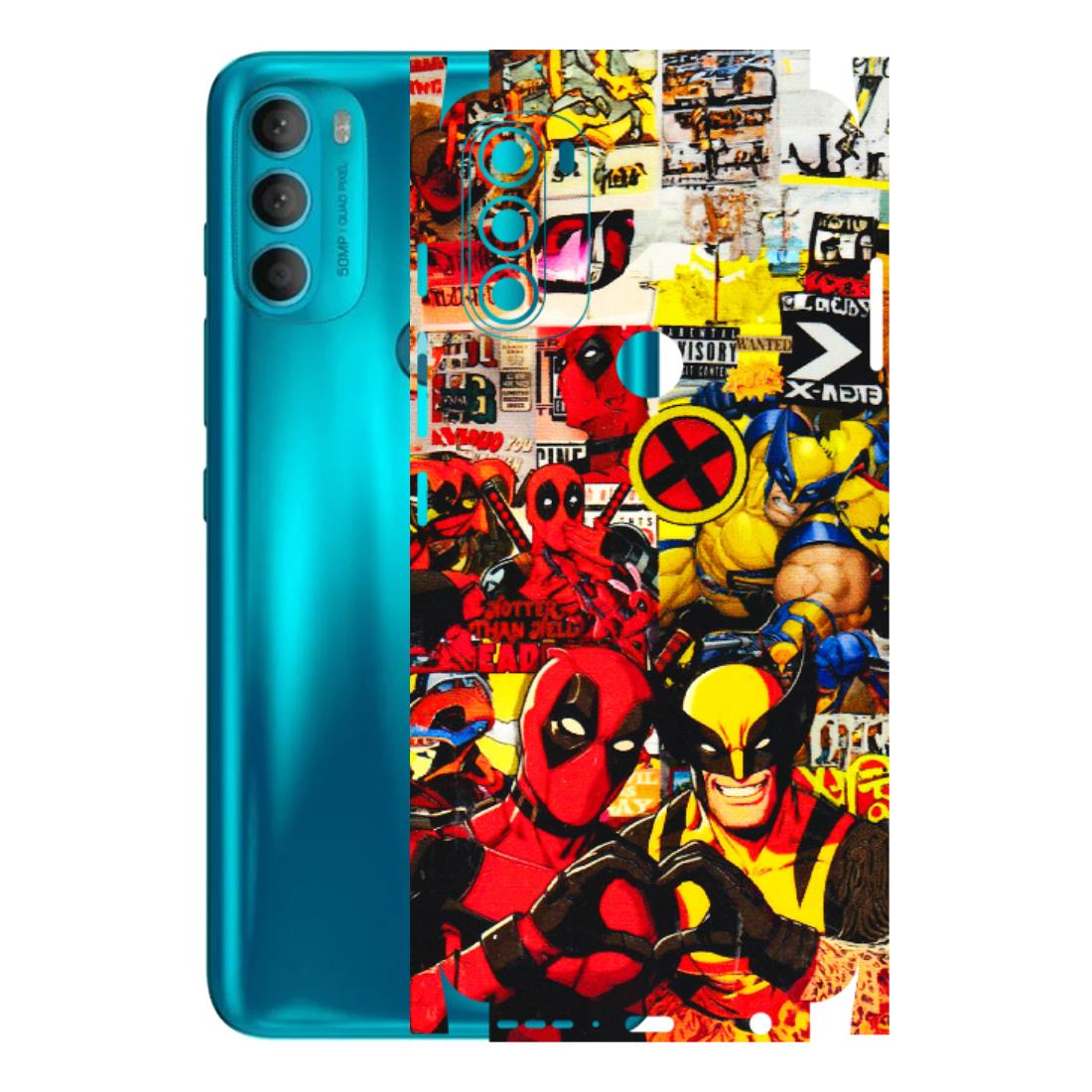 Motorola Phone Skins (All Models) - Spidy Wolverine - 3D Embossed Finish (L-310) Motorola Moto G71 (5G)