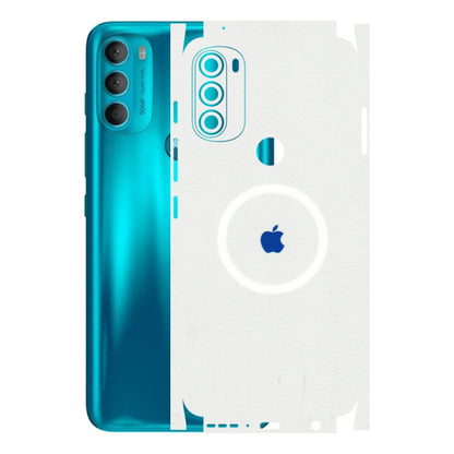 Motorola Phone Skins (All Models) - iPhone Magsafe Logo - 3D Embossed Finish (L-320) Motorola Moto G71 (5G)