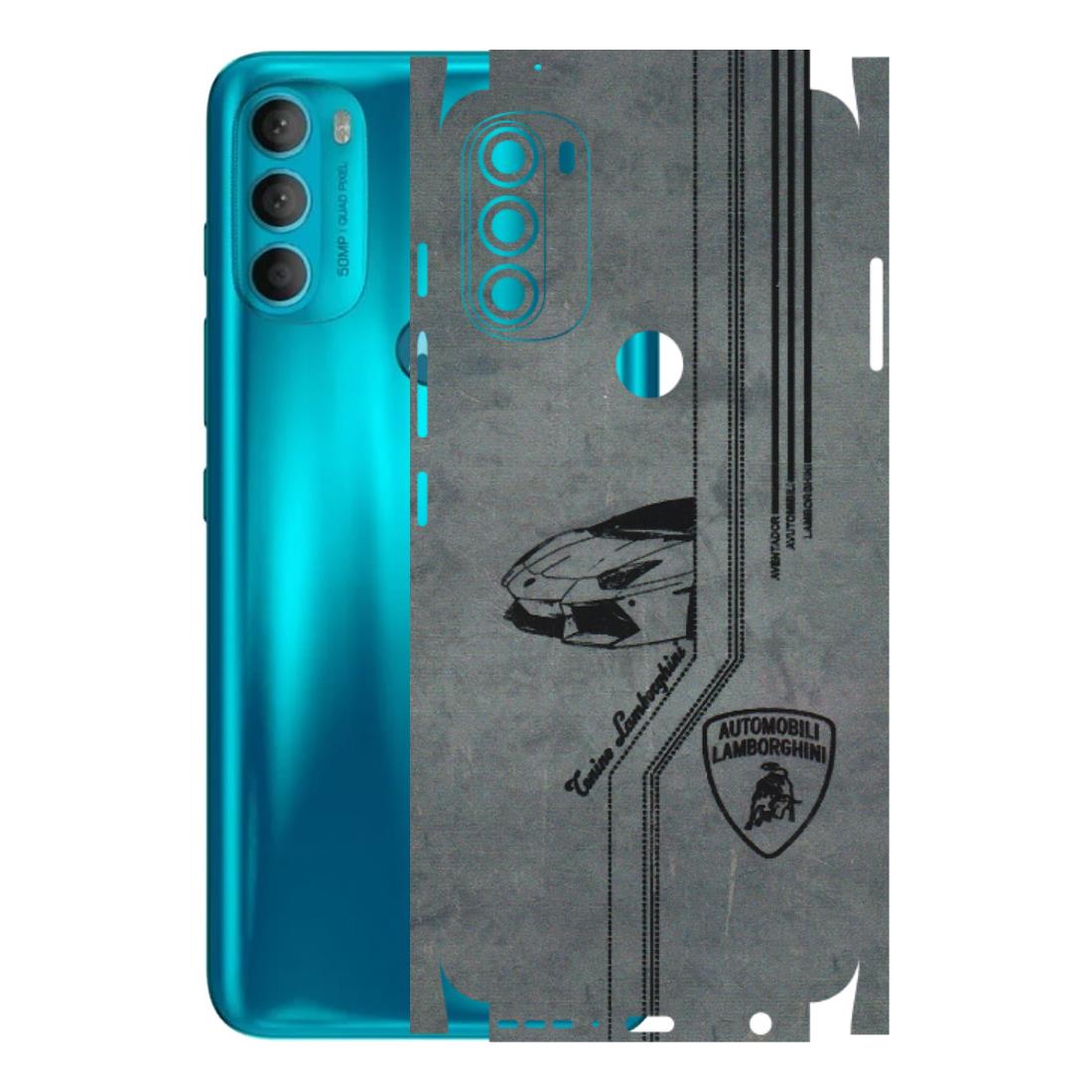 Motorola Phone Skins (All Models) - New Lamborgini Aventador - 3D Embossed Finish (L-321) Motorola Moto G71 (5G)