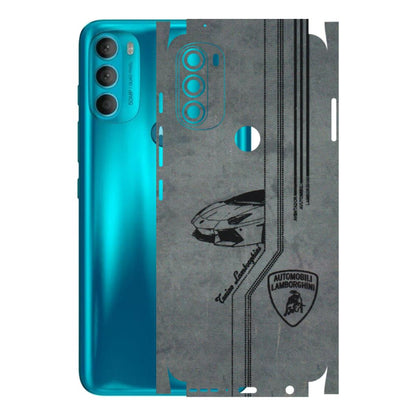 Motorola Phone Skins (All Models) - New Lamborgini Aventador - 3D Embossed Finish (L-321) Motorola Moto G71 (5G)