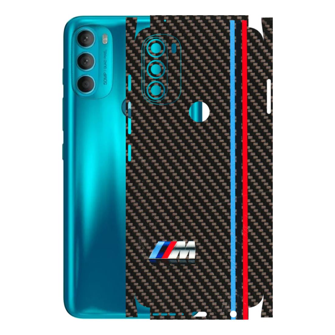 Motorola Phone Skins (All Models) - BM Carbon Fiber Feels - 3D Embossed Finish (L-38) Motorola Moto G71 (5G)