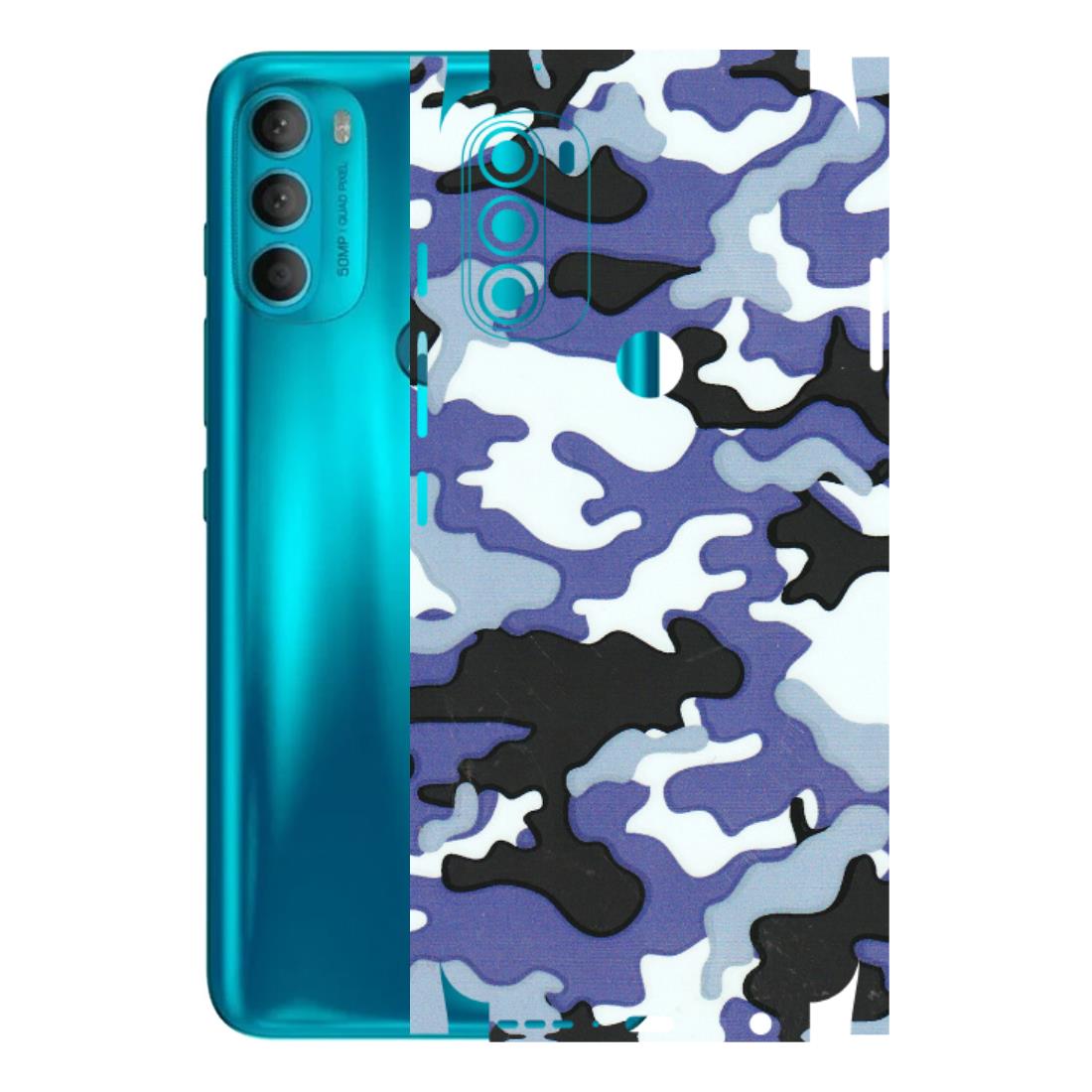 Motorola Phone Skins (All Models) - Powerfull Military Camoflauge - 3D Embossed Finish (L-49) Motorola Moto G71 (5G)