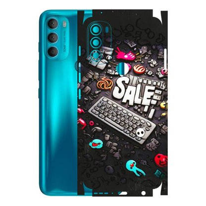 Motorola Phone Skins (All Models) - Gadgets Sale - 3D Embossed Finish (L-50) Motorola Moto G71 (5G)