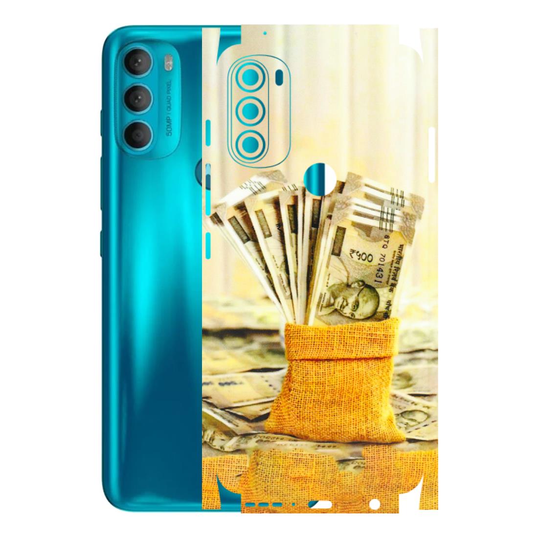 Motorola Phone Skins (All Models) - Show Me The Money - 3D Embossed Finish (L-52) Motorola Moto G71 (5G)