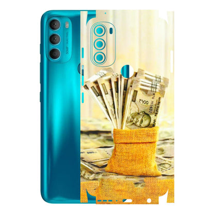 Motorola Phone Skins (All Models) - Show Me The Money - 3D Embossed Finish (L-52) Motorola Moto G71 (5G)
