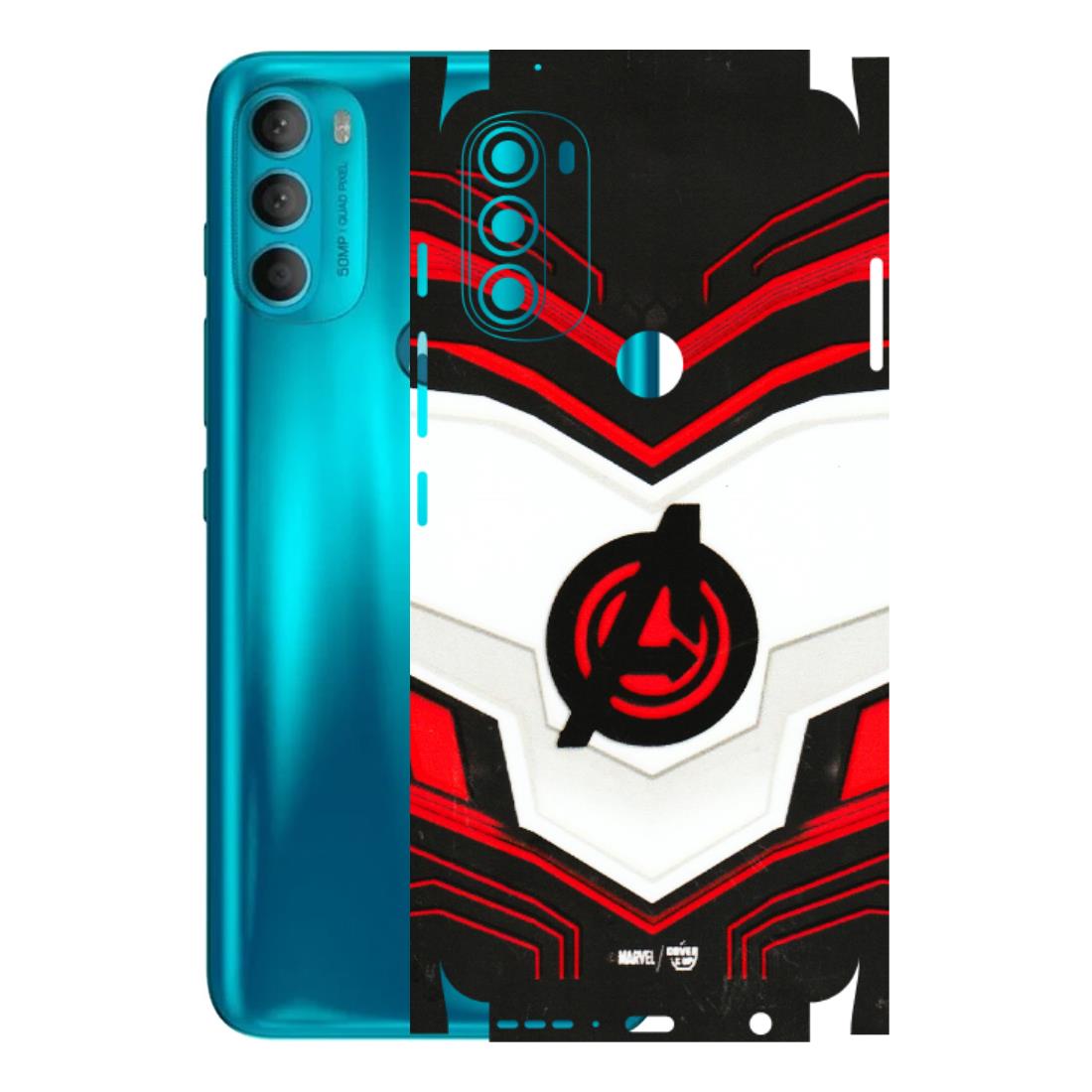 Motorola Phone Skins (All Models) - Avengers Logo - 3D Embossed Finish (L-55) Motorola Moto G71 (5G)