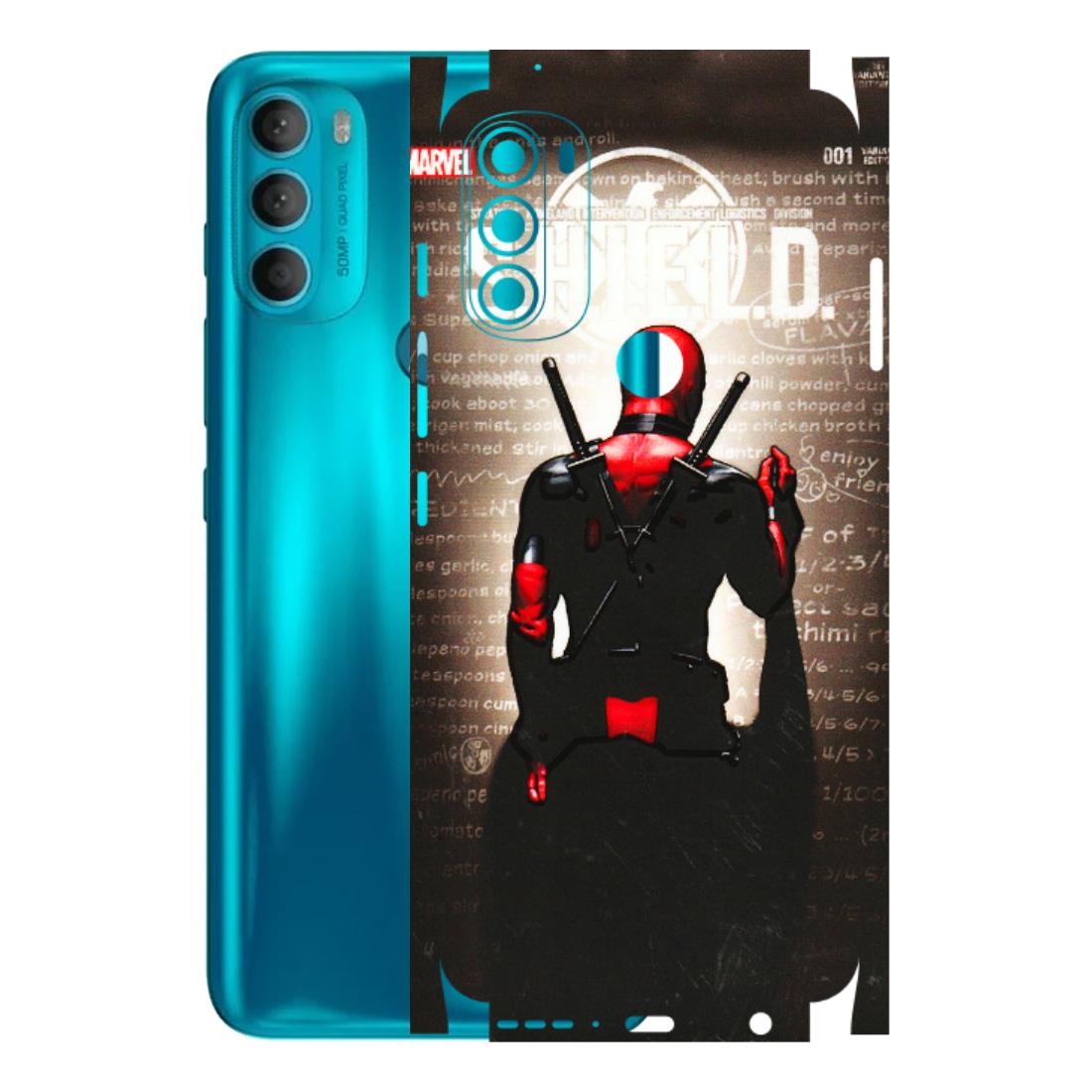 Motorola Phone Skins (All Models) - Deadpool - 3D Embossed Finish (L-56) Motorola Moto G71 (5G)