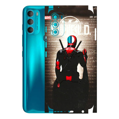 Motorola Phone Skins (All Models) - Deadpool - 3D Embossed Finish (L-56) Motorola Moto G71 (5G)