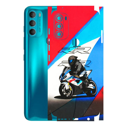 Motorola Phone Skins (All Models) - Bikers Love - 3D Embossed Finish (L-58) Motorola Moto G71 (5G)