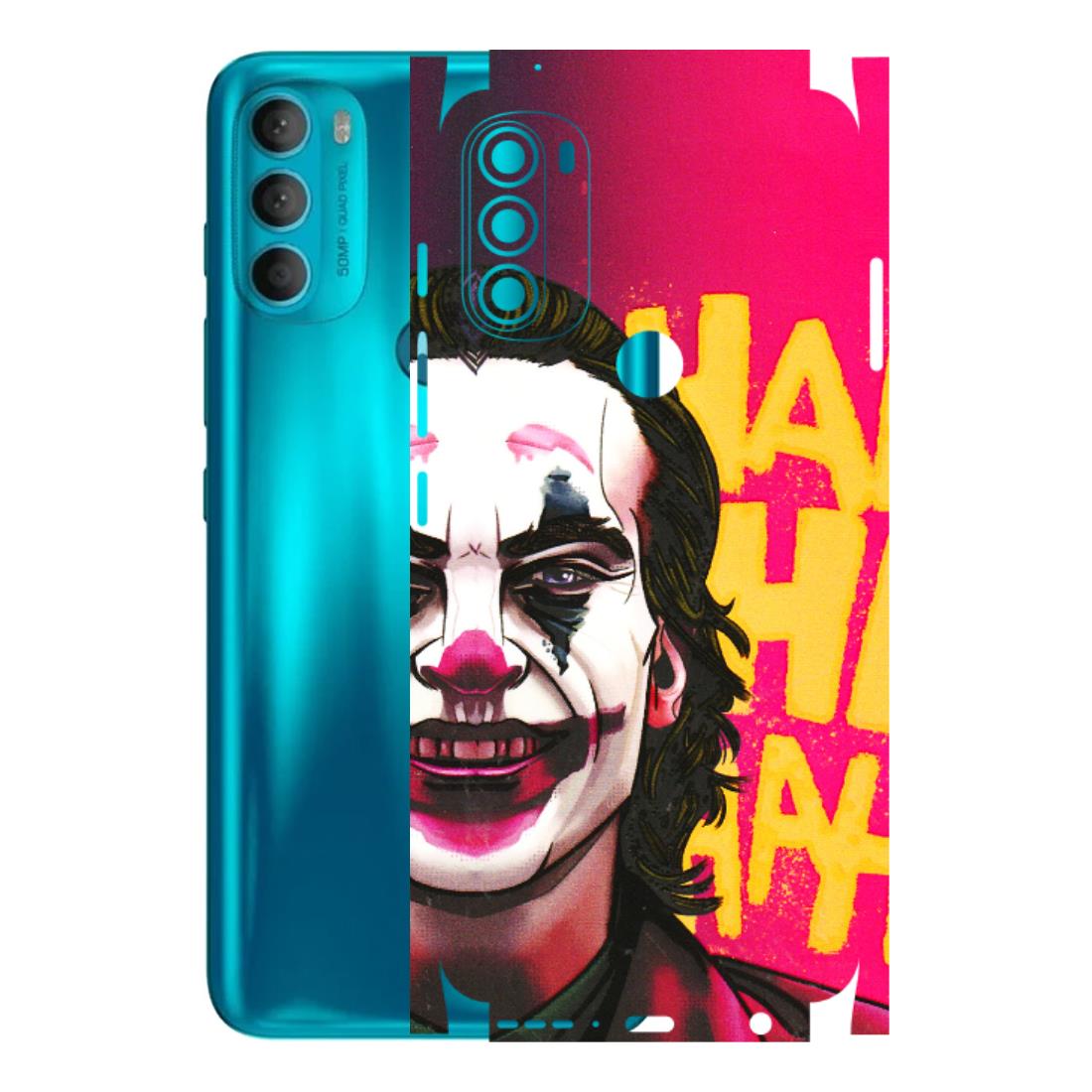 Motorola Phone Skins (All Models) - Joker Evil Laugh - 3D Embossed Finish (L-97) Motorola Moto G71 (5G)