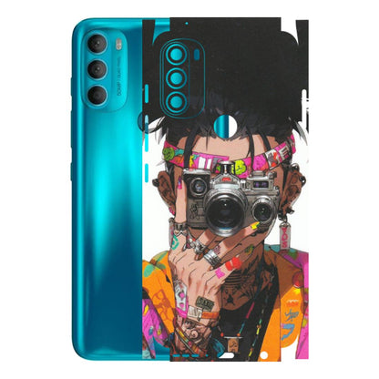 Motorola Phone Skins (All Models) - Camera Lover Girl - Matte Finish (M-09) Motorola Moto G71 (5G)