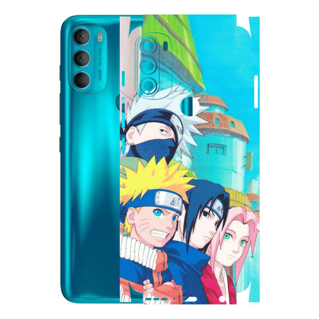 Motorola Phone Skins (All Models) - Team Minato And Kakashi - Matte Finish (M-101) Motorola Moto G71 (5G)
