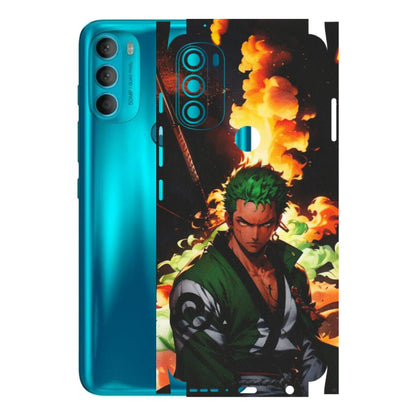 Motorola Phone Skins (All Models) - Roronoa Zoro - Matte Finish (M-102) Motorola Moto G71 (5G)