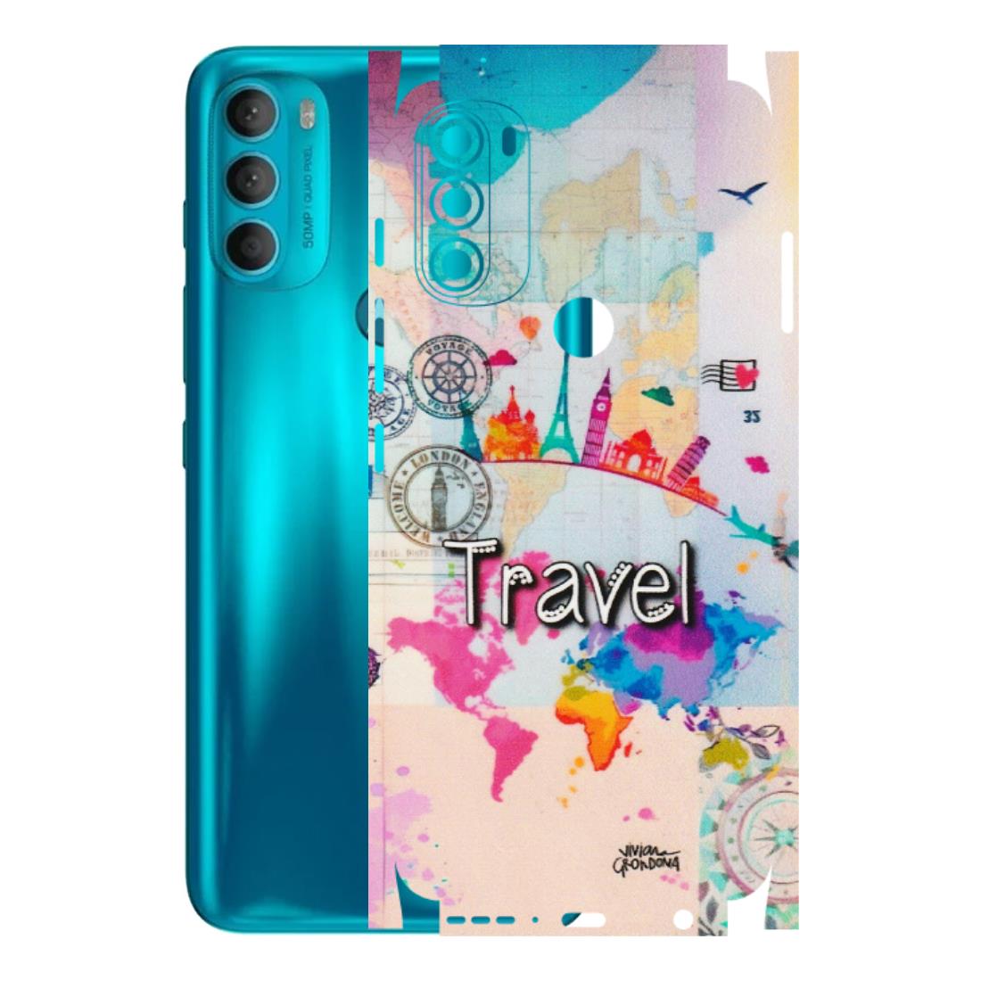 Motorola Phone Skins (All Models) - Travel The Wonders - Matte Finish (M-108) Motorola Moto G71 (5G)