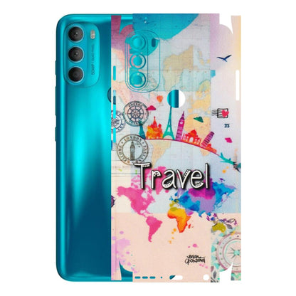 Motorola Phone Skins (All Models) - Travel The Wonders - Matte Finish (M-108) Motorola Moto G71 (5G)