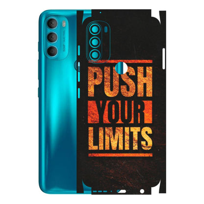 Motorola Phone Skins (All Models) - Push Your Limits - Matte Finish (M-118) Motorola Moto G71 (5G)