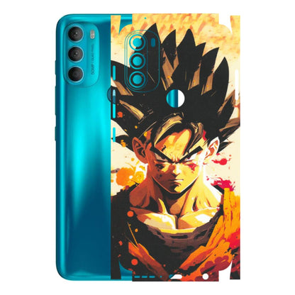 Motorola Phone Skins (All Models) - Angry Goku - Matte Finish (M-12) Motorola Moto G71 (5G)