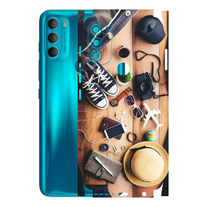 Motorola Phone Skins (All Models) - Travel Wanderlust - Matte Finish (M-133) Motorola Moto G71 (5G)