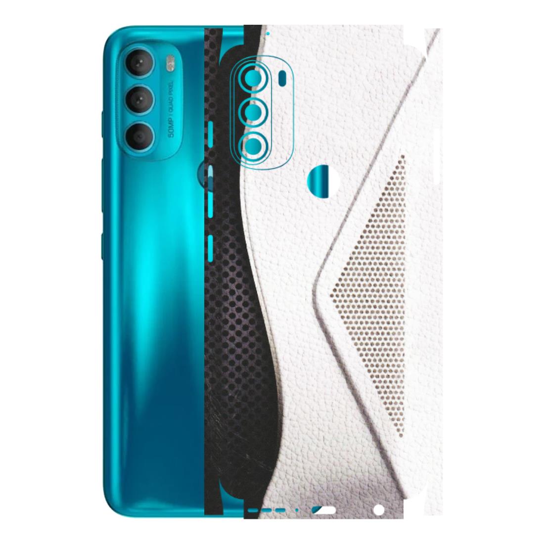 Motorola Phone Skins (All Models) - Black And White Iconic Convoy - Matte Finish (M-149) Motorola Moto G71 (5G)