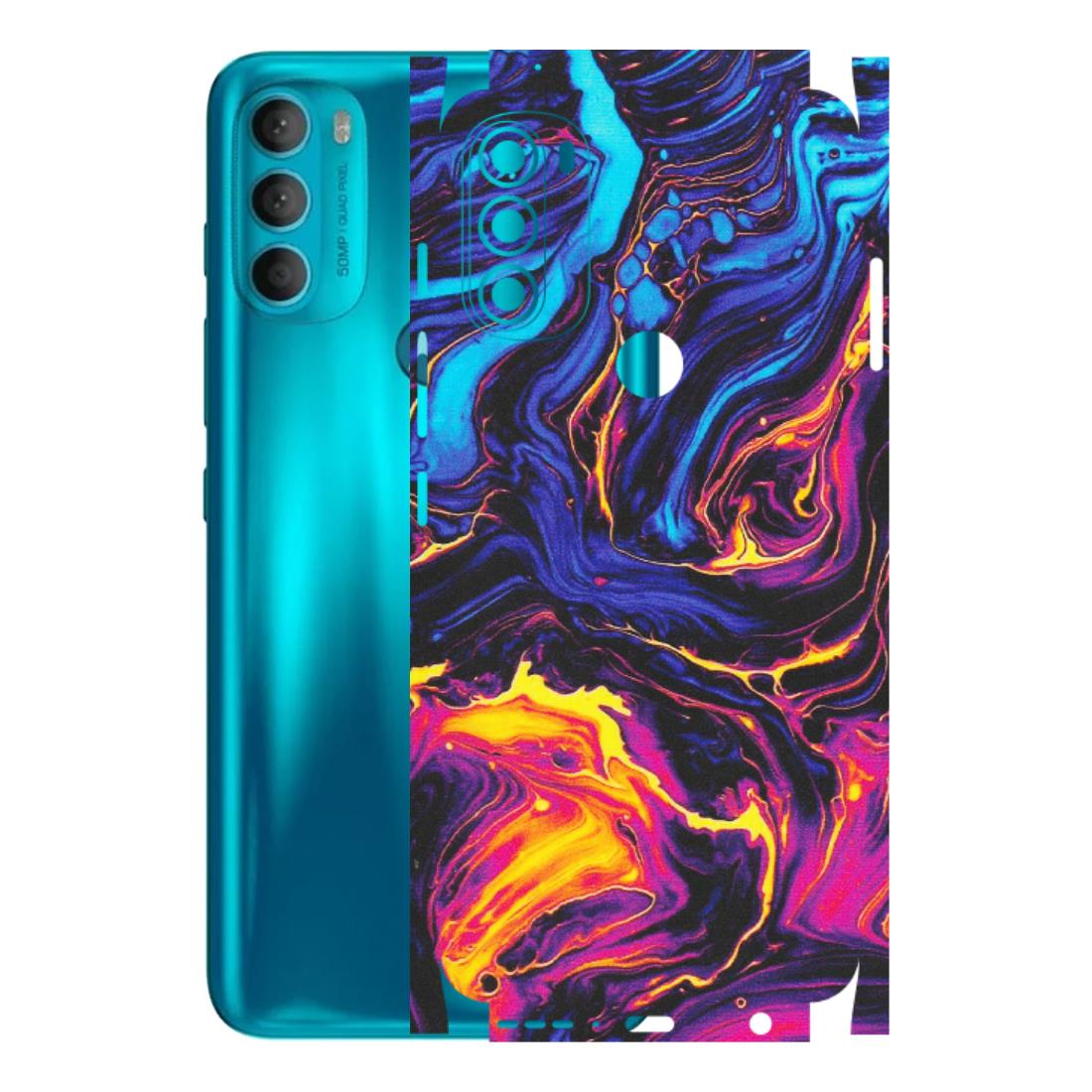 Motorola Phone Skins (All Models) - Abstract Paint Classy - Matte Finish (M-15) Motorola Moto G71 (5G)