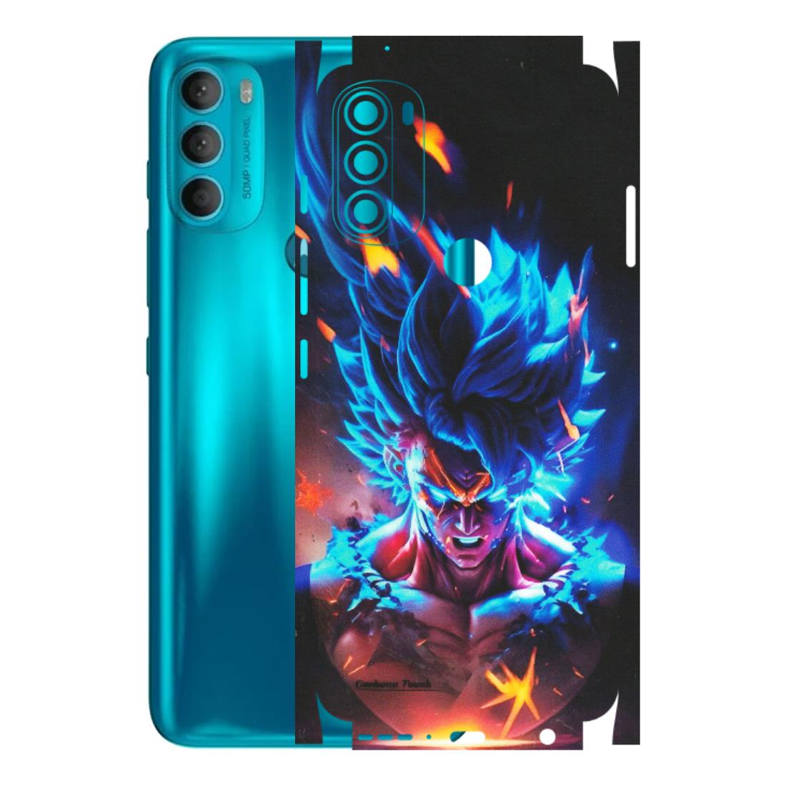 Motorola Phone Skins (All Models) - Angry Goku Dragon Ball Anime - Matte Finish (M-150) Motorola Moto G71 (5G)