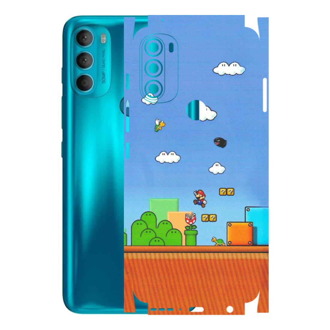 Motorola Phone Skins (All Models) - Mario Game Scene - Matte Finish (M-24) Motorola Moto G71 (5G)