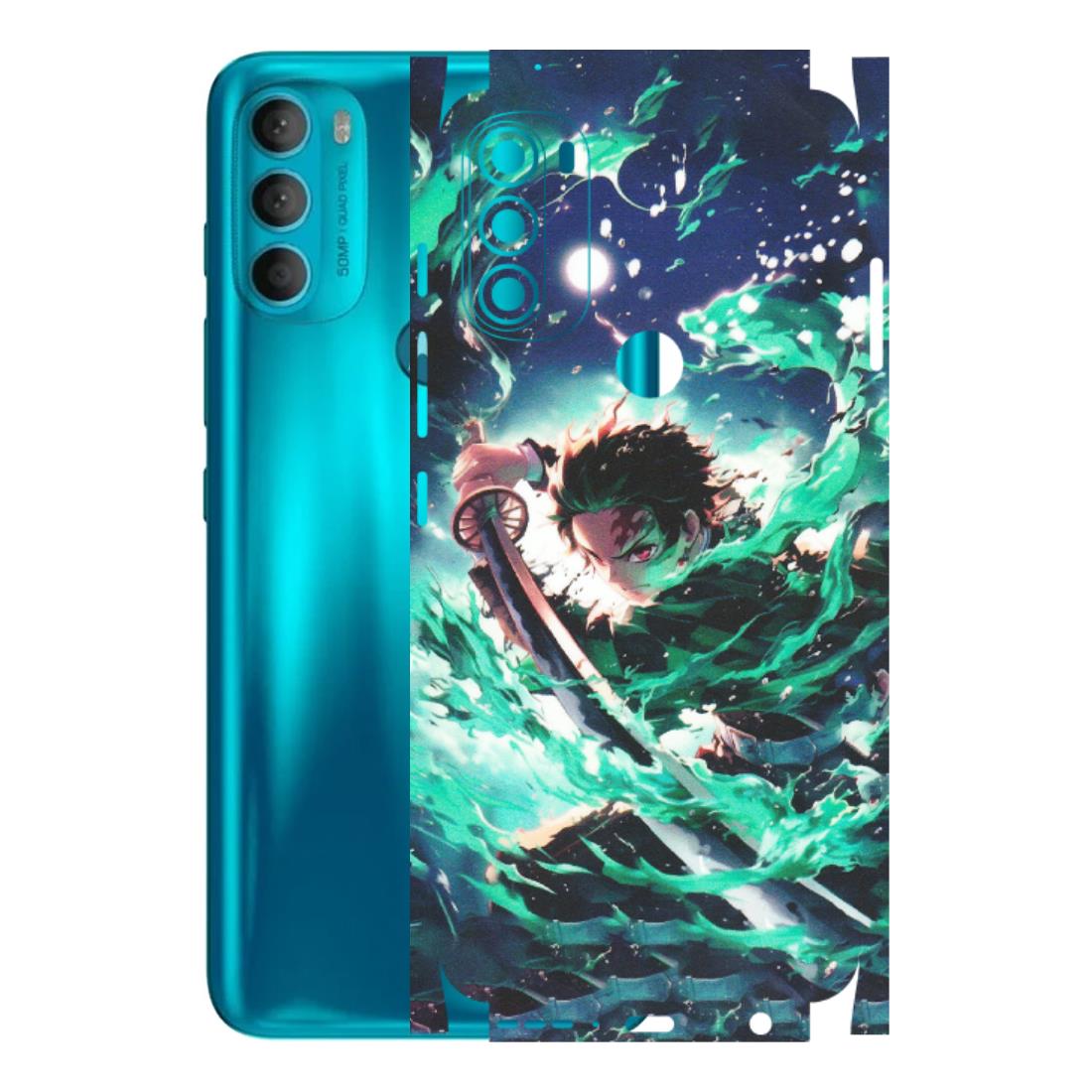 Motorola Phone Skins (All Models) - Sword Fighter Anime - Matte Finish (M-29) Motorola Moto G71 (5G)