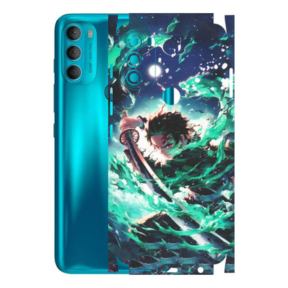 Motorola Phone Skins (All Models) - Sword Fighter Anime - Matte Finish (M-29) Motorola Moto G71 (5G)