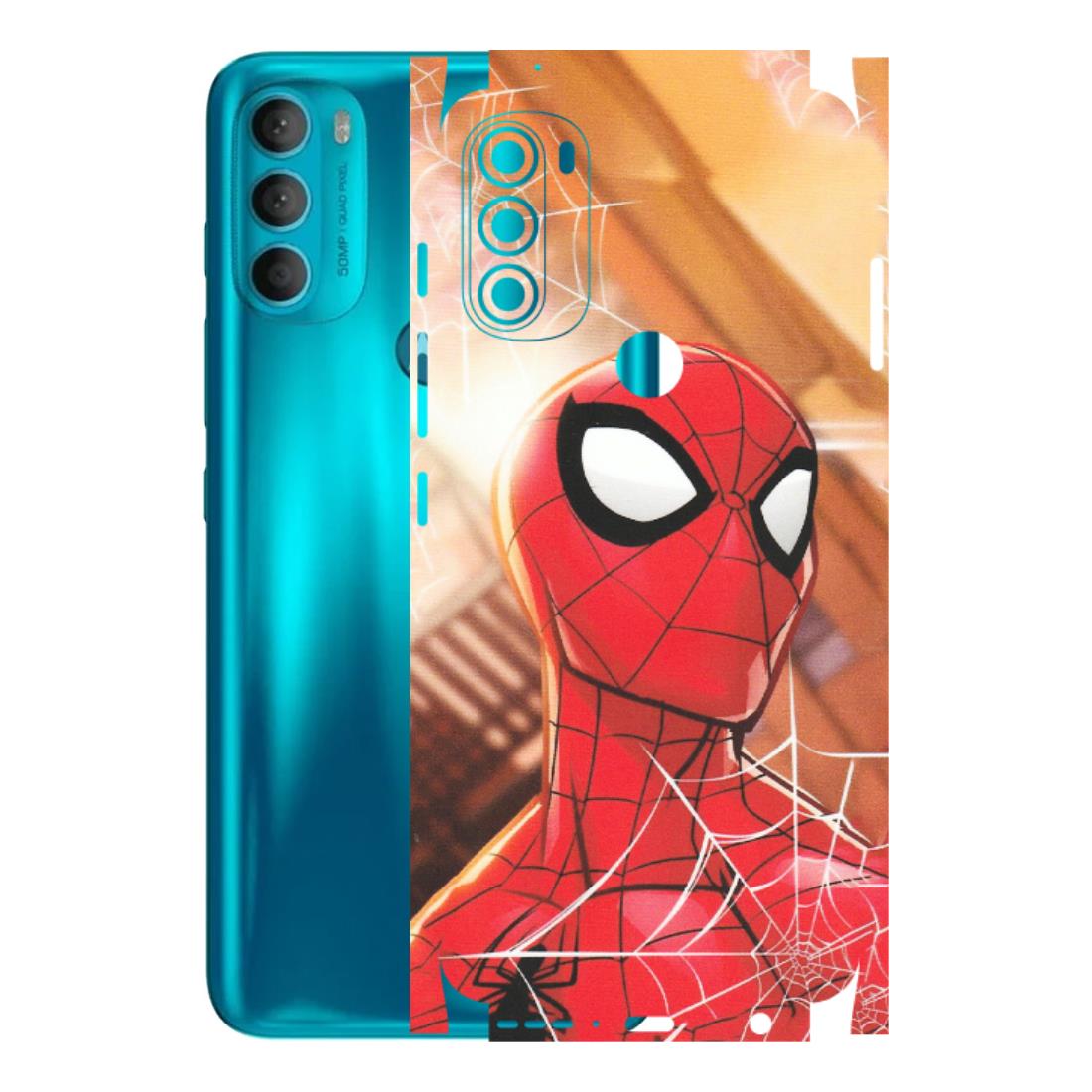 Motorola Phone Skins (All Models) - Spiderman Face New - Matte Finish (M-41) Motorola Moto G71 (5G)