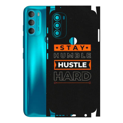 Motorola Phone Skins (All Models) - Stay Humble Stay Hard - Matte Finish (M-48) Motorola Moto G71 (5G)