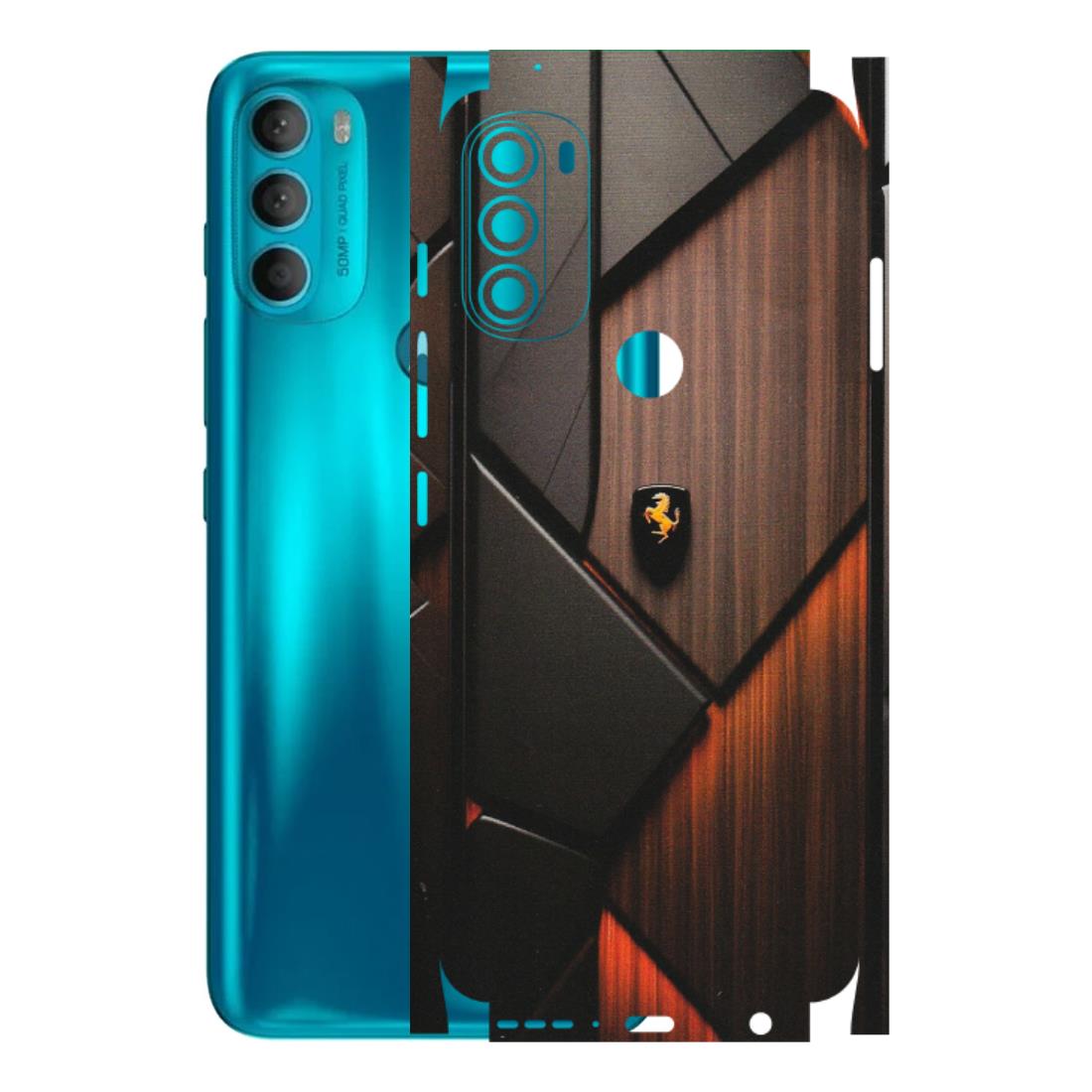 Motorola Phone Skins (All Models) - Lambo Beauty Wood Pattern Sober - Matte Finish (M-51) Motorola Moto G71 (5G)