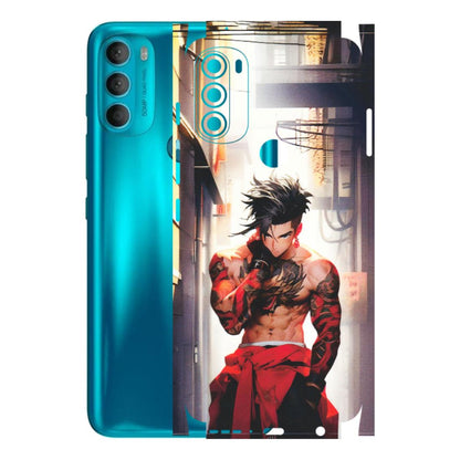 Motorola Phone Skins (All Models) - In the streets of Japan - Matte Finish (M-77) Motorola Moto G71 (5G)