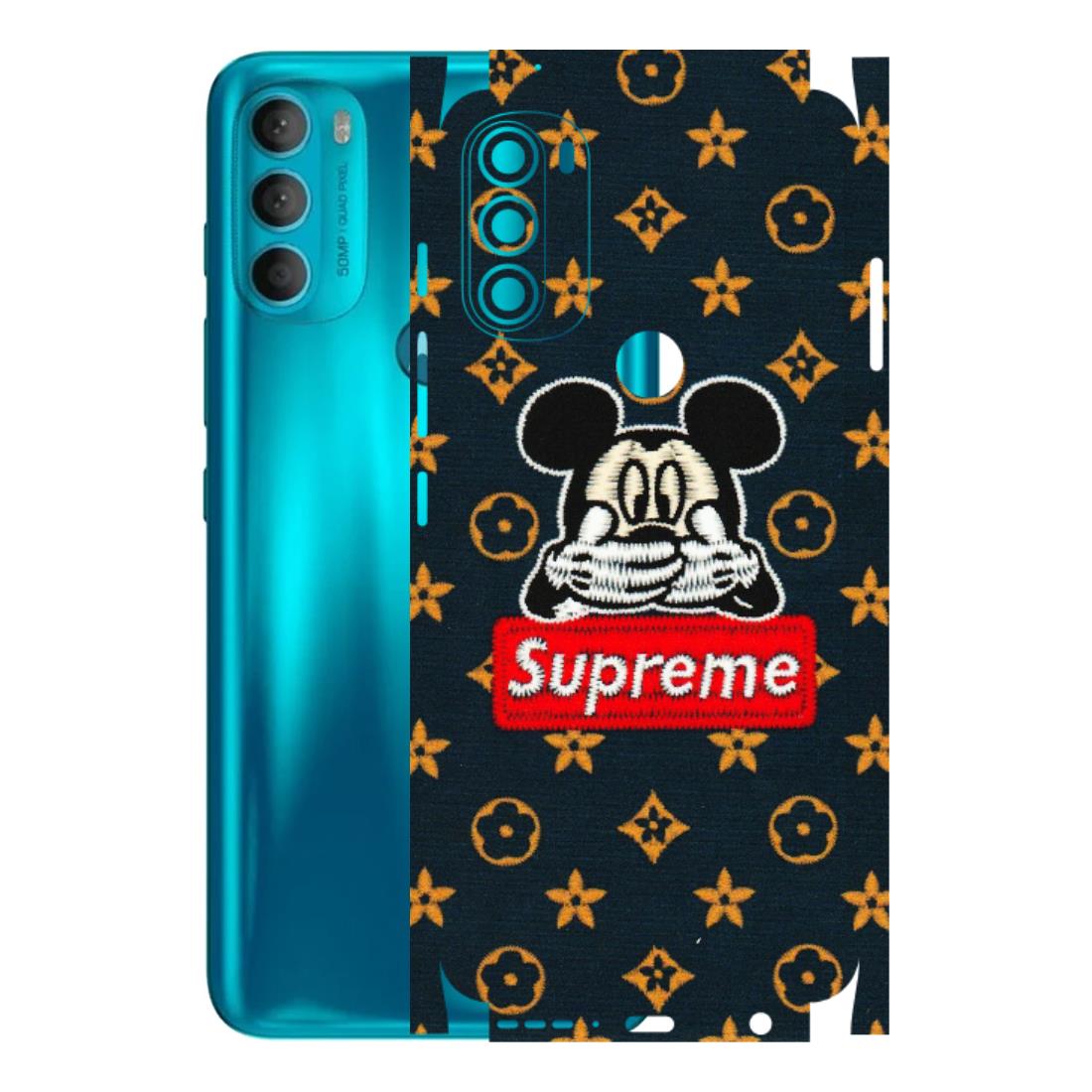 Motorola Phone Skins (All Models) - Mickey Supreme - Matte Finish (M-83) Motorola Moto G71 (5G)
