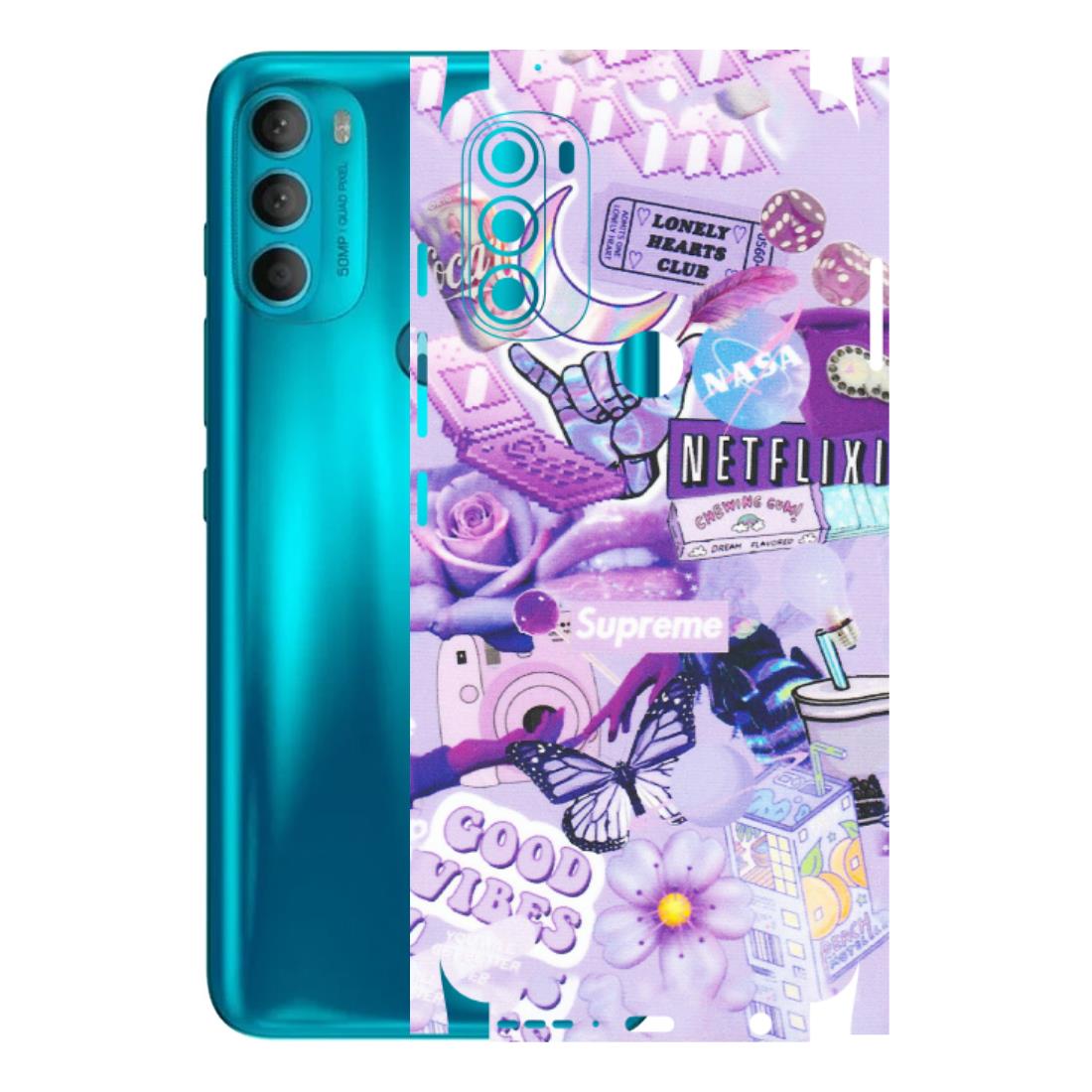Motorola Phone Skins (All Models) - Supreme Purple Magic - Matte Finish (M-88) Motorola Moto G71 (5G)