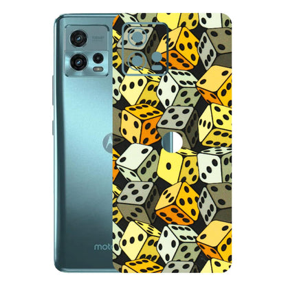 Motorola Phone Skins (All Models) - Dices Of Life - 3D Embossed Finish (L-04) Motorola Moto G72 (5G)