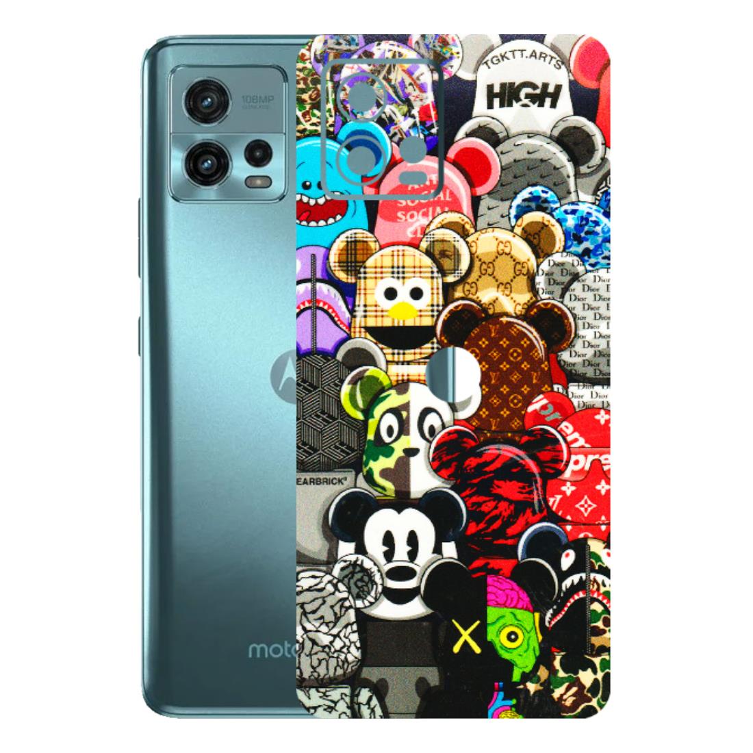 Motorola Phone Skins (All Models) - More Mickey Mouses - 3D Embossed Finish (L-118) Motorola Moto G72 (5G)