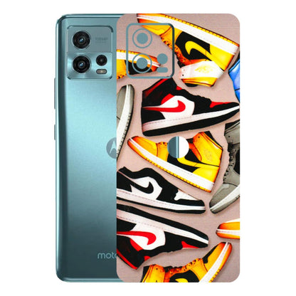 Motorola Phone Skins (All Models) - Sneaker Lover - 3D Embossed Finish (L-135) Motorola Moto G72 (5G)
