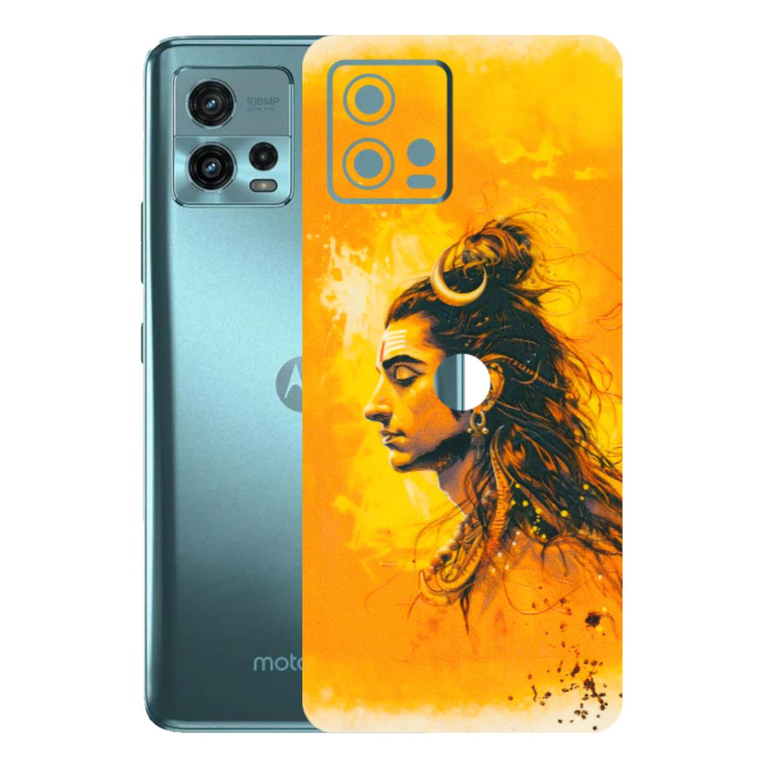 Motorola Phone Skins (All Models) - Shiv Shakti - 3D Embossed Finish (L-14) Motorola Moto G72 (5G)