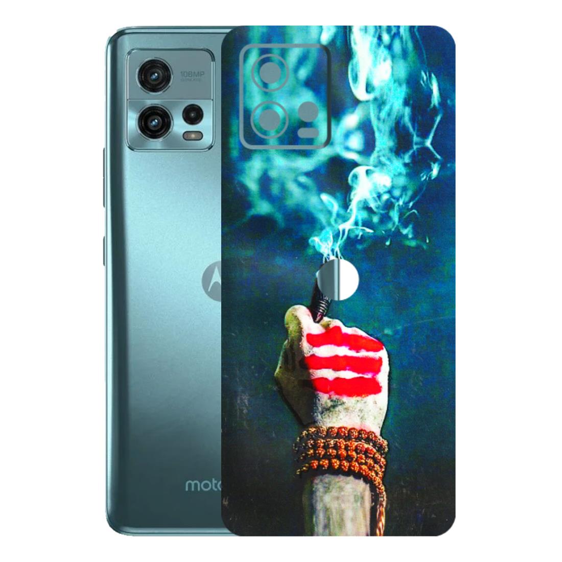 Motorola Phone Skins (All Models) - Mahadev Bhakt - 3D Embossed Finish (L-146) Motorola Moto G72 (5G)