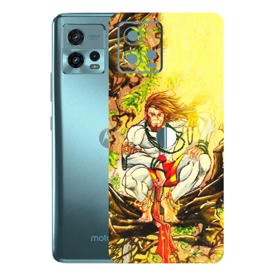 Motorola Phone Skins (All Models) - Lord Hanuman - 3D Embossed Finish (L-152) Motorola Moto G72 (5G)