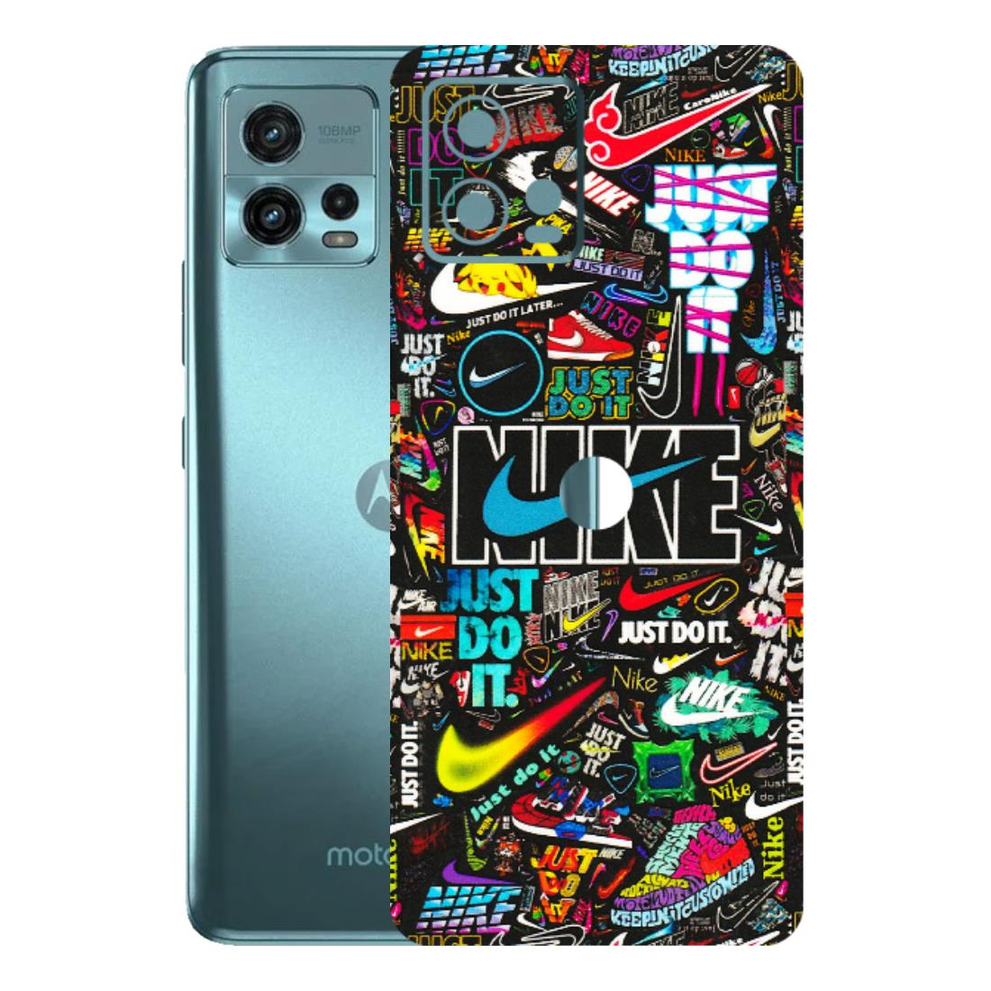 Motorola Phone Skins (All Models) - Just Do It Doodles - 3D Embossed Finish (L-166) Motorola Moto G72 (5G)