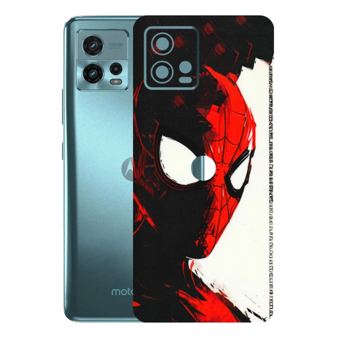 Motorola Phone Skins (All Models) - Spiderman Killer Face - 3D Embossed Finish (L-17) Motorola Moto G72 (5G)