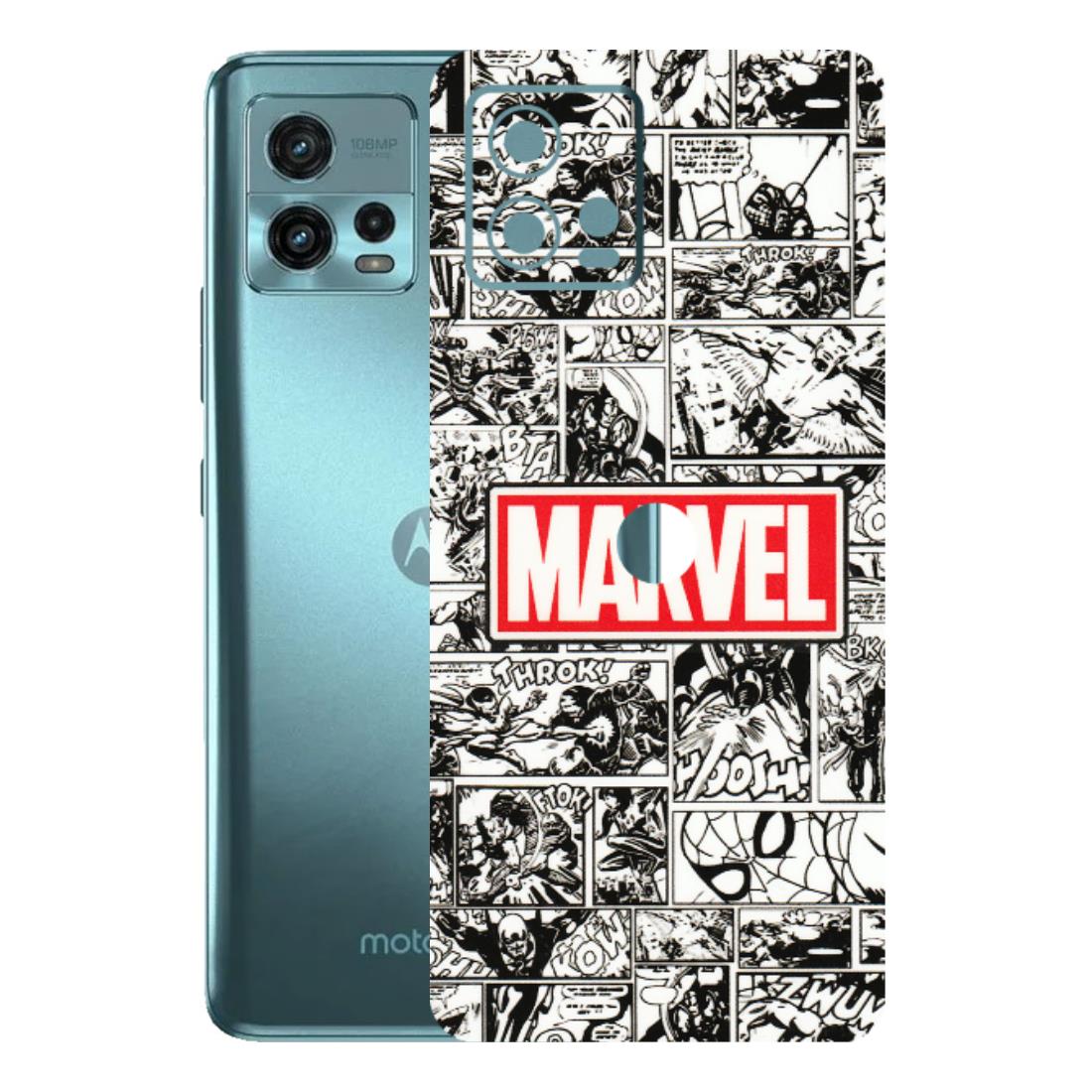 Motorola Phone Skins (All Models) - Marvel Comic - 3D Embossed Finish (L-171) Motorola Moto G72 (5G)